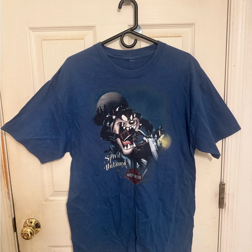 Harley-Davidson Taz Looney Tunes Navy Graphic Tee